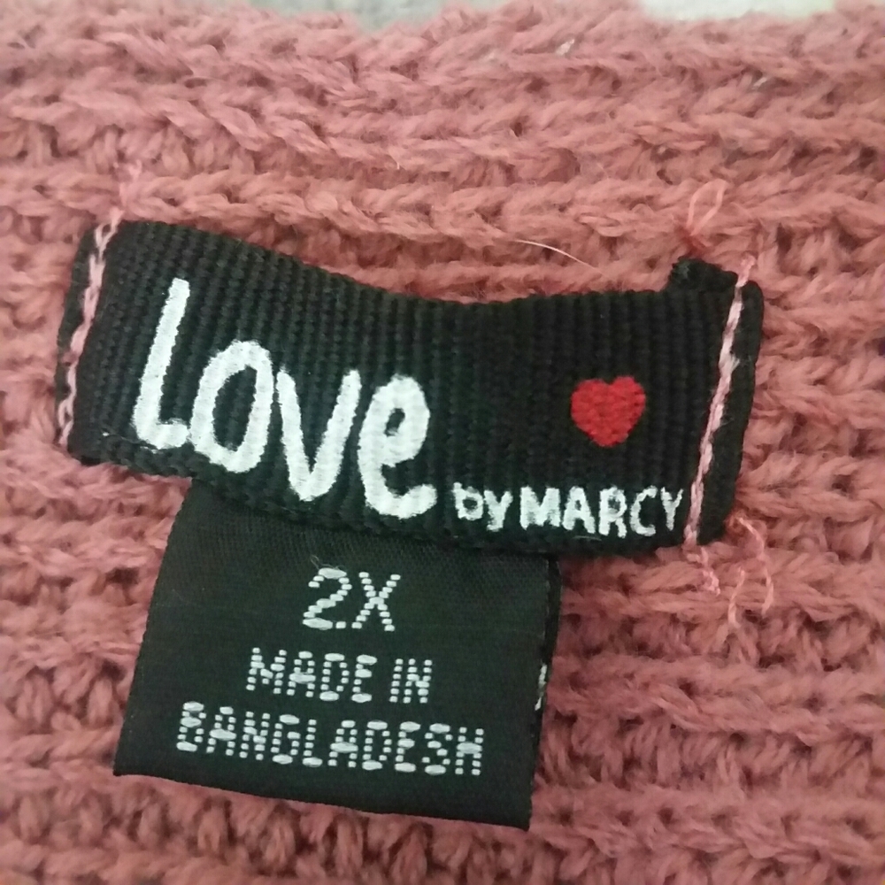 🌼3/$20 Dusty Rose Sweater Size 2X - Picture 11 of 11
